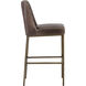 Leighland 42 inch Havana Dark Brown Barstool